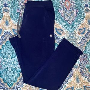 Figs medium skinny fit Navy blue scrub pants